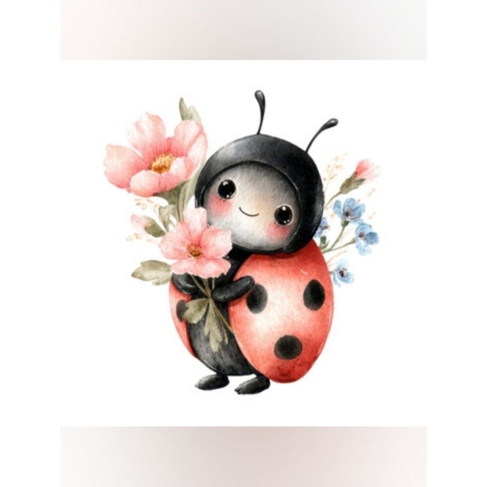 Lady Bug Custom Fridge Magnet Home Kitchen Decor